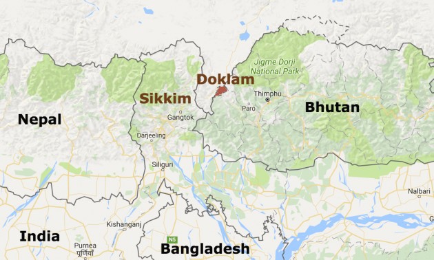 India-China Dispute on the Doklam Plateau