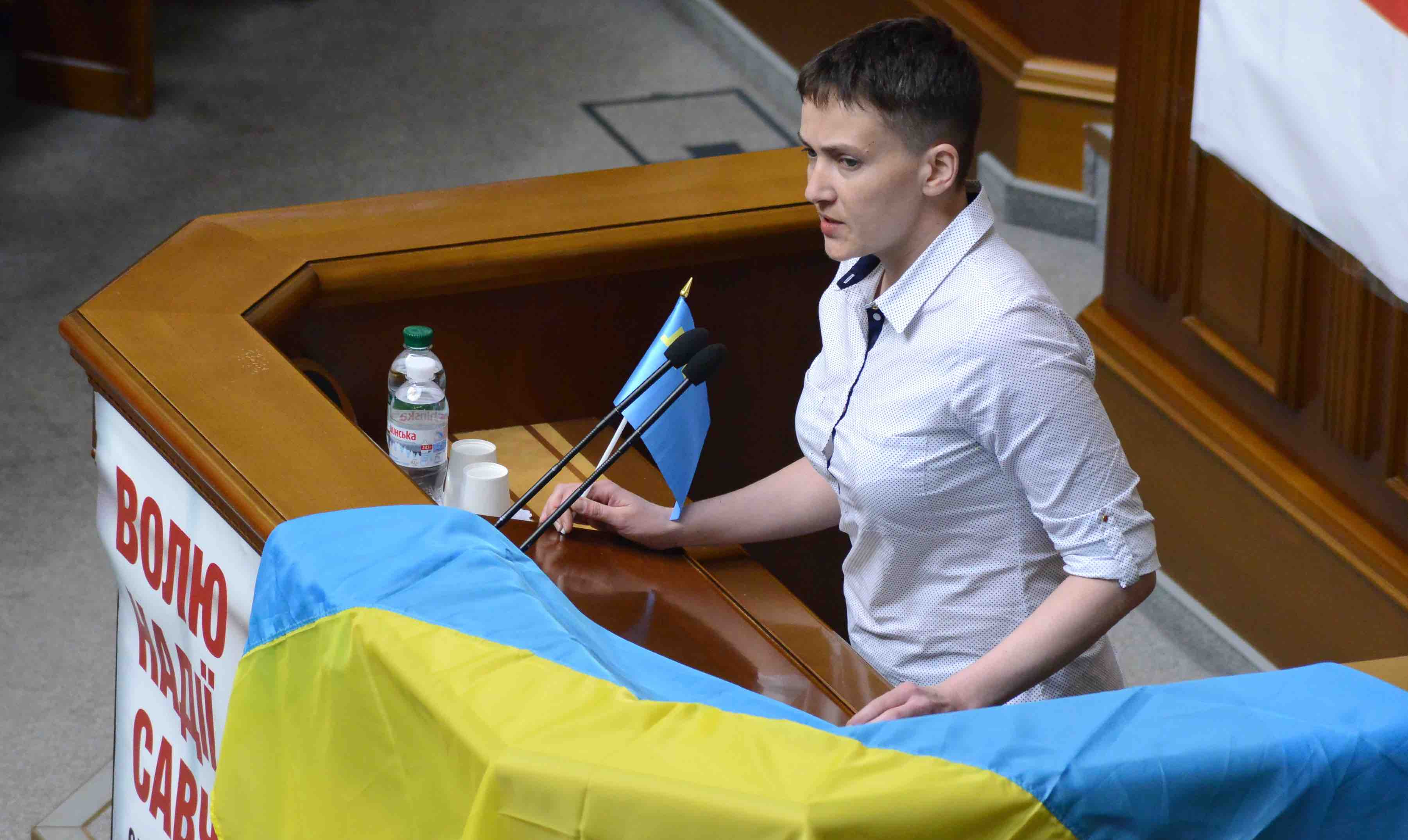 Nadiya Savchenko Detained in Ukraine on Charges of Plotting Attempted Coup