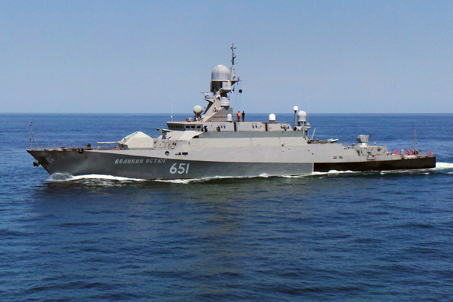 Russia Transfers Five Warships Out of Caspian Sea