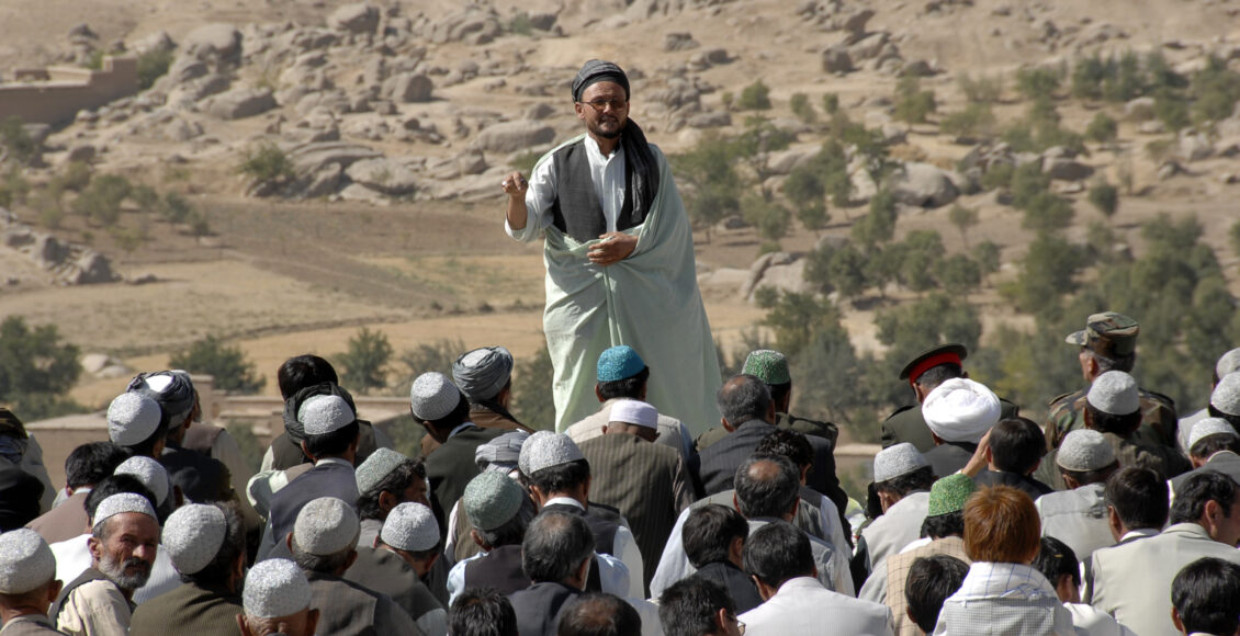 A gathering of Hazara people on the final day of Ramadan in Daykundi, Afghanistan