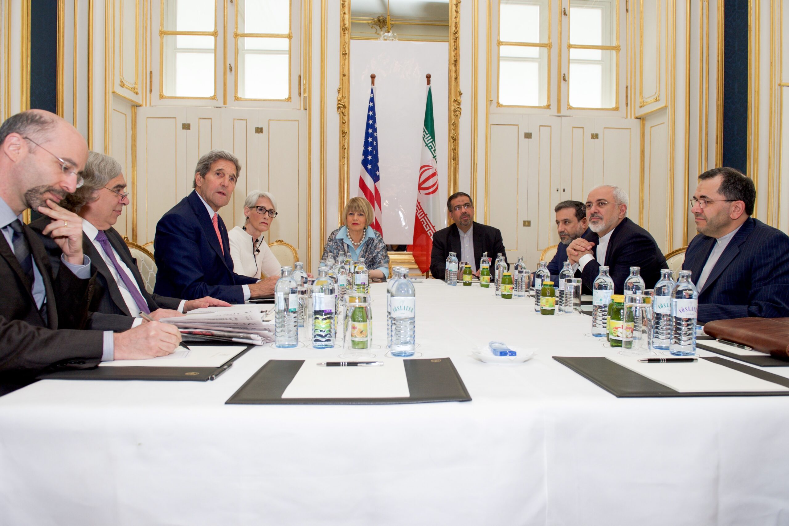 U.S. & Iranian officials negotiate the original 2015 nuclear deal (U.S. State Department)