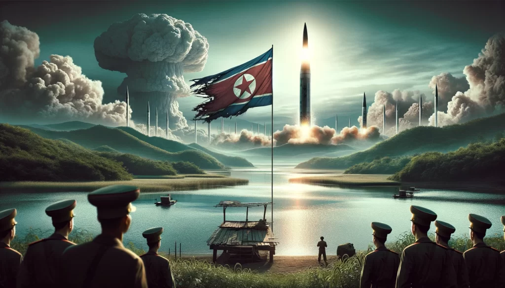 North Korea Nuclear aggression, and launch.