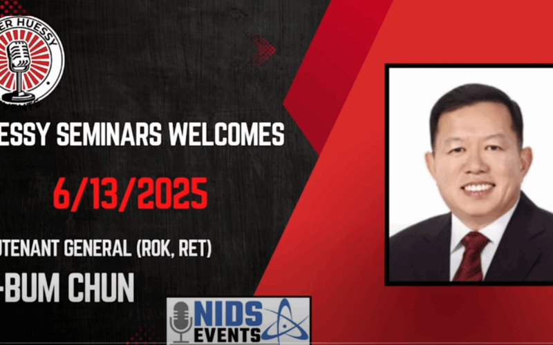 The Implications of a Nuclear Armed South Korea with Lieutenant General In-Bum Chun (ROK, Ret)