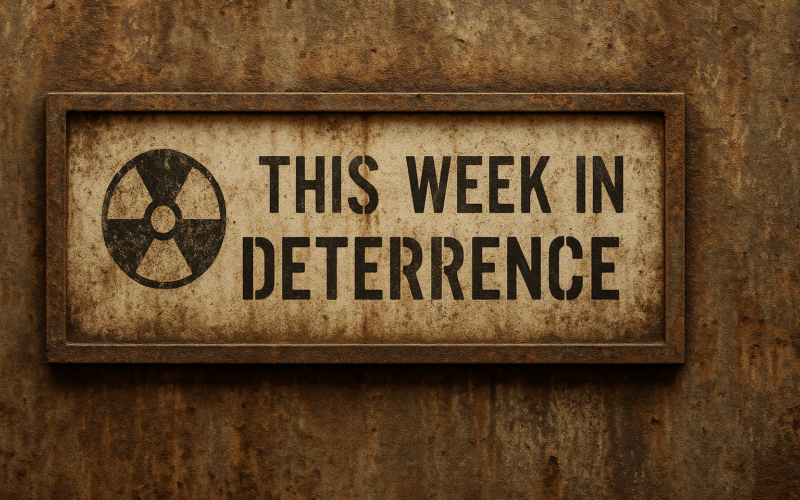 This Week in Deterrence (September 15-19, 2025)
