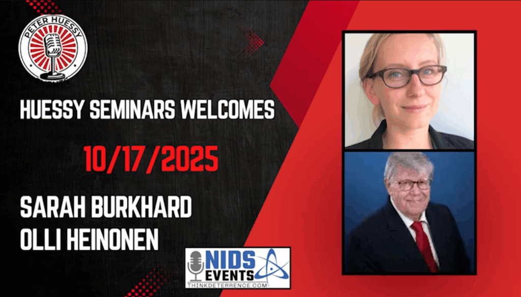 HS-Iran’s Nuclear Crossroads: Strategic Risks, Diplomatic Dilemmas with Sarah Burkhard/Olli Heinonen