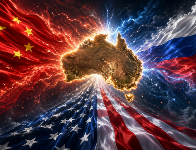 Silent Signals: Russian and Chinese Conventional Threats to NC3 and U.S. Extended Deterrence in Australia