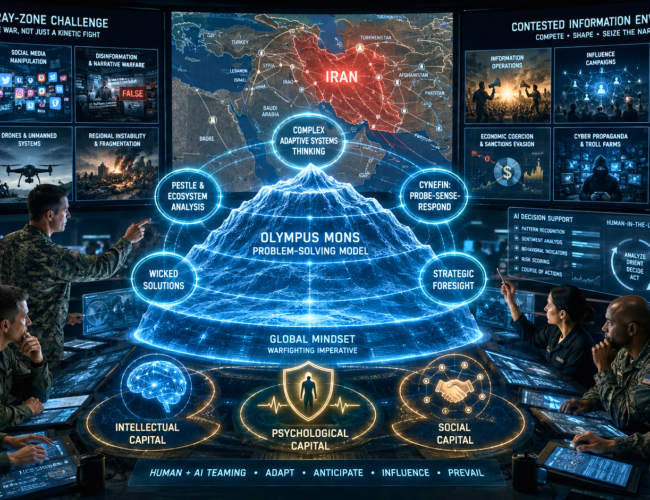 Applying the Olympus Mons Problem-Solving Model to Defeat Iran in the Gray Zone