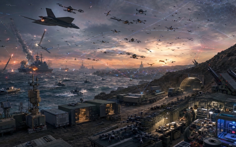 The Swarm Matrix Asymmetric Deterrence, Reconstitution, and the Tech-Industrial Future of Peer Conflict