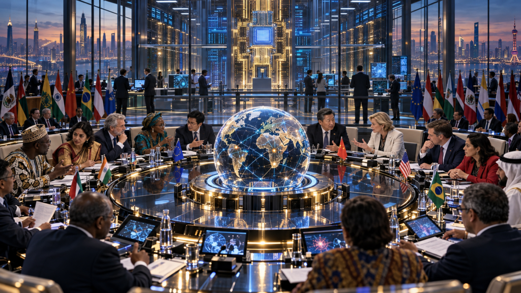 The Politics of Global AI Governance