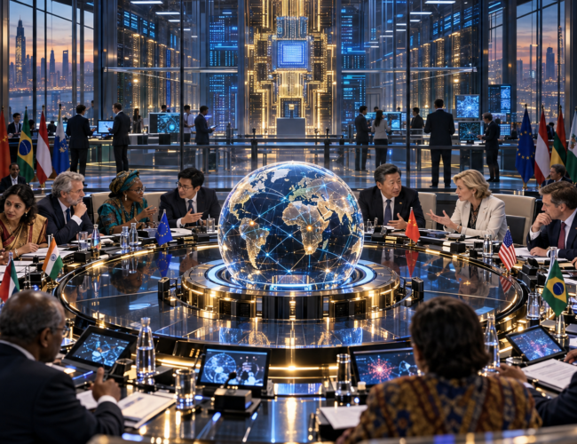 The Politics of Global AI Governance